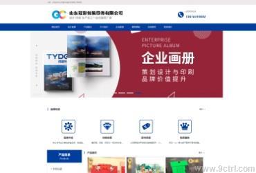 印刷包装案例之网站建设